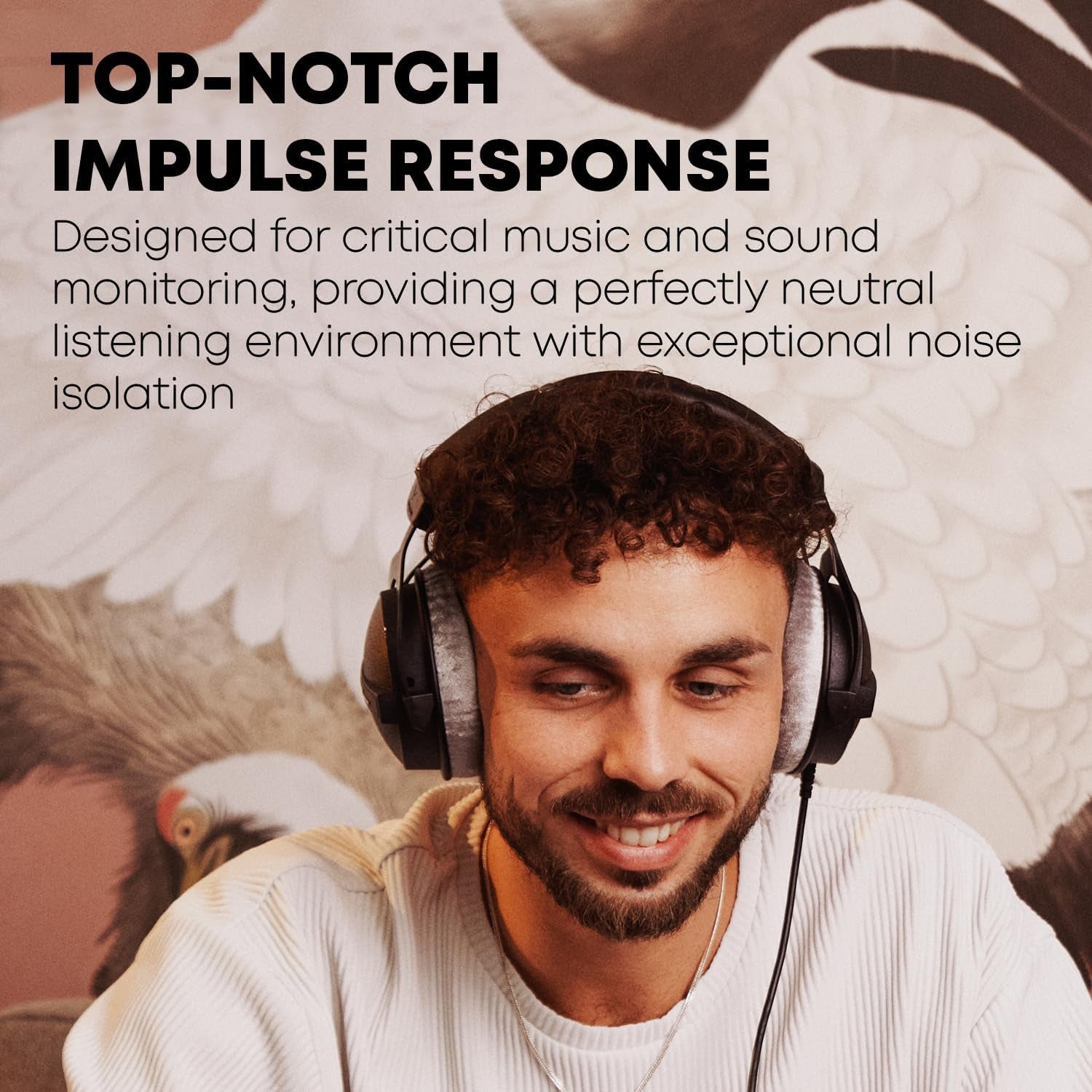 DT 770 Pro Studio Headphones - Over-Ear, Closed-Back, Professional Design for Recording and Monitoring (80 Ohm, Grey)