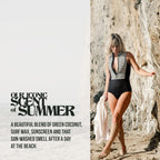 Mini Fragrance Oil Roll On, Beach-Inspired, & Long Lasting Perfume Oil with Notes of Fresh Green Coconut, Surf Wax & Sunscreen, Travel Size Perfume for Women, 0.25 Fl Oz