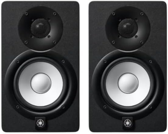 HS5 Pair 2-Way Bass-Reflex Bi-Amplified Nearfield Studio Monitors with 5 Inch Woofers