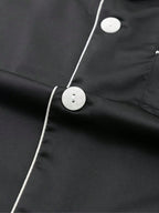 3Pcs Casual Men'S Short Sleeve T-Shirt, Shorts & Pants 3 Pieces Pajama Set