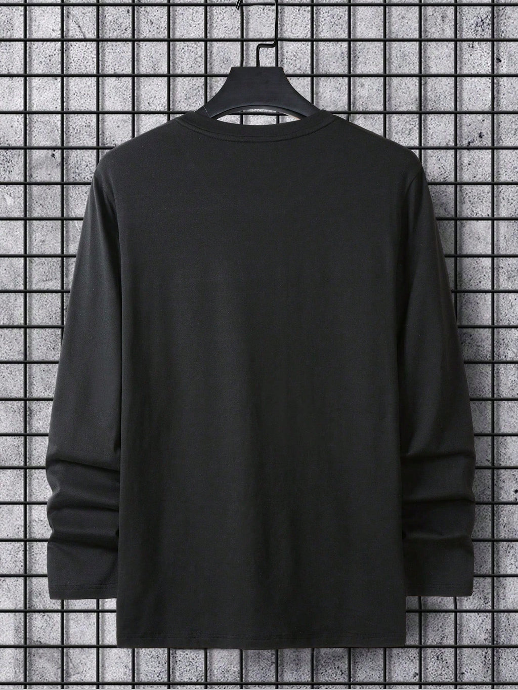 Manfinity Homme Men California Letter Graphic Casual Long Sleeve Tee, for Going Out, for Husband, Black Long Sleeve T-Shirt, California Los Angeles T-Shirt, for Fall