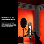 12 Pack Acoustic Foam Panels 7" X 7" X 12" Sound Absorbing Panel, Bass Trap Studio Foam, Corner Block Finish, Sound Panels Soundproof Sound Insulation Absorbing