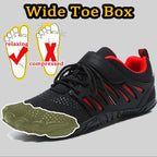 Barefoot Shoes Men Wide Toe Box Zero Drop Water Shoes Men for Gym Workout Minimalist Weightlifting Cross-Trainer Running Hike Grounded Footwear