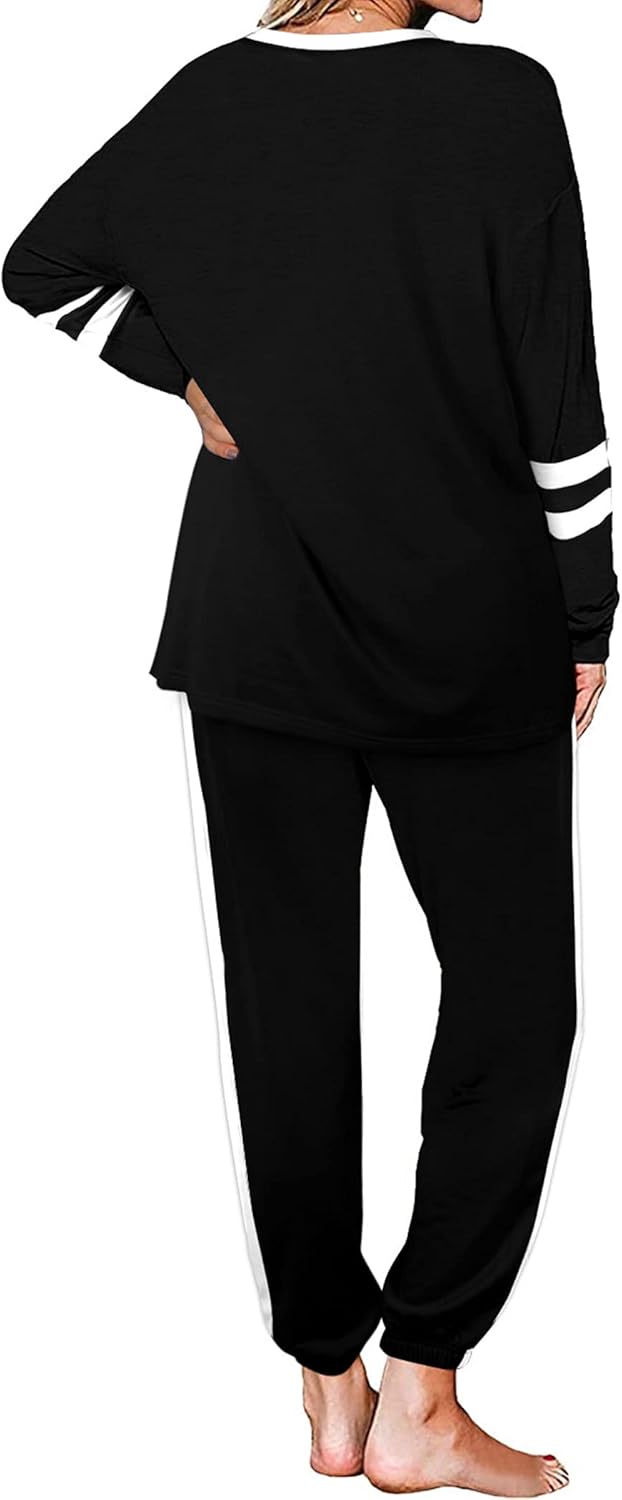 Sweatsuit for Women 2 Piece Outfits for Womens Crewneck Sweatshirts Pullover