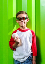 Kids Teens Baseball Polarized Sunglasses Sports TR90 Frame Boys Girls Cycling B2454