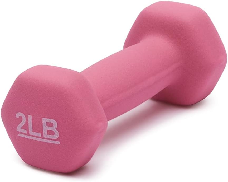 Neoprene Dumbbell Hand Weights for Exercise and Muscle Toning