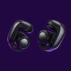 Ultra Open Bluetooth Earbuds, True Wireless Earbuds with Openaudio for Awareness, Clip on Design for Comfort, Immersive Audio, up to 48 Hrs of Playtime, Black