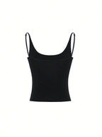 DAZY Women'S Solid Color Camisole Top for Summer Tops