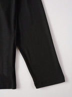 Manfinity Homme Men California Letter Graphic Casual Long Sleeve Tee, for Going Out, for Husband, Black Long Sleeve T-Shirt, California Los Angeles T-Shirt, for Fall