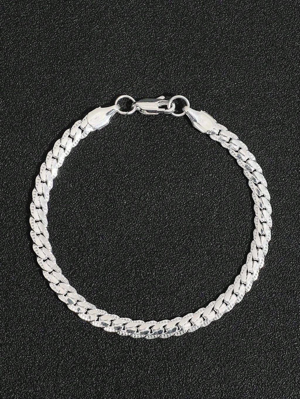 1Pc Men Minimalist Chain Bracelet Copper Jewelry