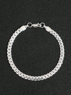 1Pc Men Minimalist Chain Bracelet Copper Jewelry