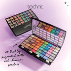 48 Eyes Eyeshadow Palette – Highly Pigmented Matte & Shimmer Shades with Mirror