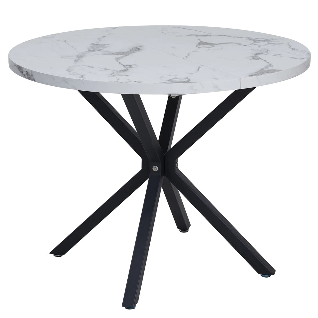 Nordic Dining Tables for Home Furniture Dining Tables Imitation Marble Effect Style Household Light Luxury Restaurant Table