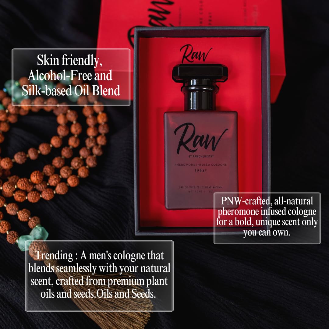 Raw by  a Pheromone Infused Cologne - a Cologne with Pheromones for Men 1 Oz.