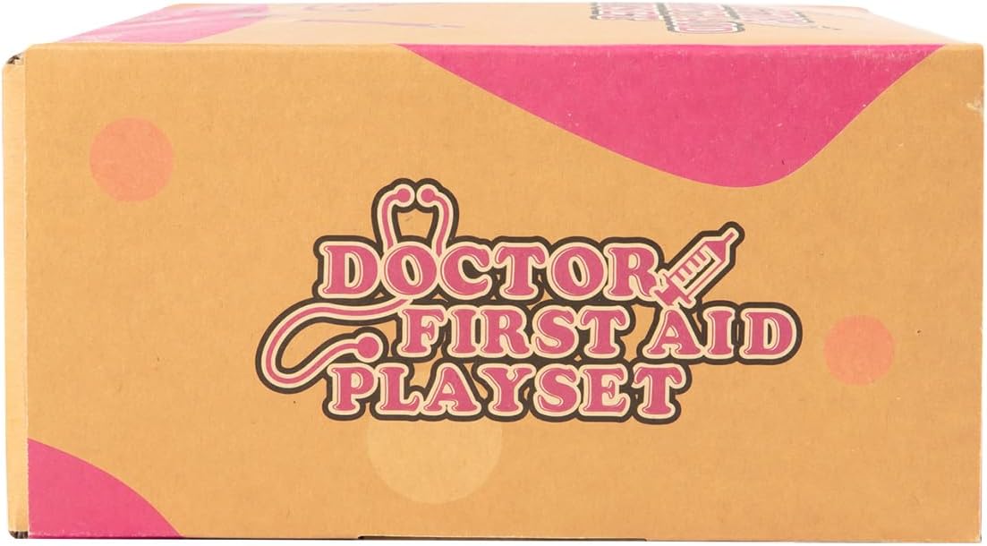 Doctor Kit for Kids Girls, 34 Pcs Kids Doctor Kit for Toddlers 3-5 with Medical Storage Bag & Real Stethoscope, Pretend Play Set for Boys Girls Fun Role Playing Game