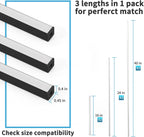 LED Recessed Lighting Kit - 6Pcs Self-Adhesive White LED Light with Smart Switch, 3000K Touching Switch Light for Wood Slat Wall Panels, Headboards, Stairs, Home Decor, under Cabinet Strip Light