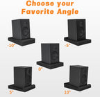 2 Pack Studio Monitor Isolation Pads for Speakers 3-5 Inches Sound Insulation Studio Foam Prevents Vibrations Acoustic Speaker Isolation Pad High Density Fits Most Stands