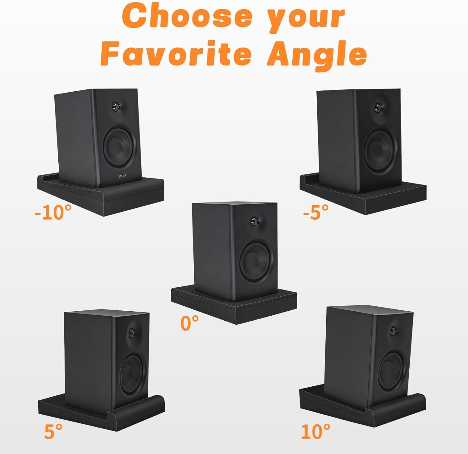 2 Pack Studio Monitor Isolation Pads for Speakers 3-5 Inches Sound Insulation Studio Foam Prevents Vibrations Acoustic Speaker Isolation Pad High Density Fits Most Stands