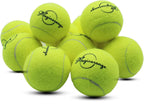 Tennis Balls, 12 Pack Advanced Training Tennis Balls Practice Balls, Come with Mesh Bag for Easy Transport, Good for Beginner Training Ball