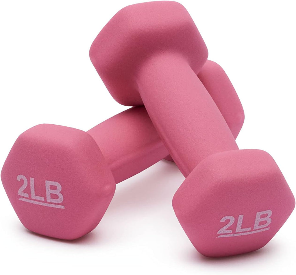 Neoprene Dumbbell Hand Weights for Exercise and Muscle Toning
