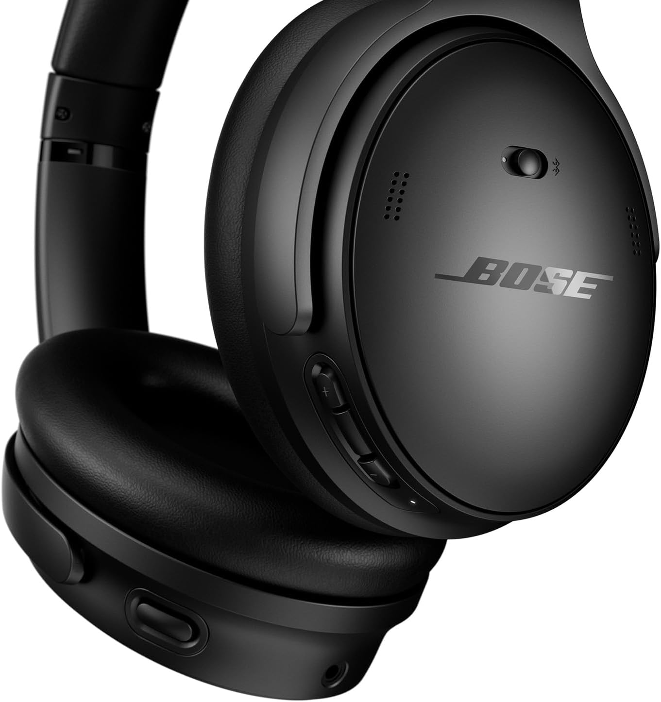 Quietcomfort Bluetooth Headphones, Wireless Headphones with Active over Ear Noise Cancelling and Mic, Deep Bass, up to 24 Hours of Playtime, Black
