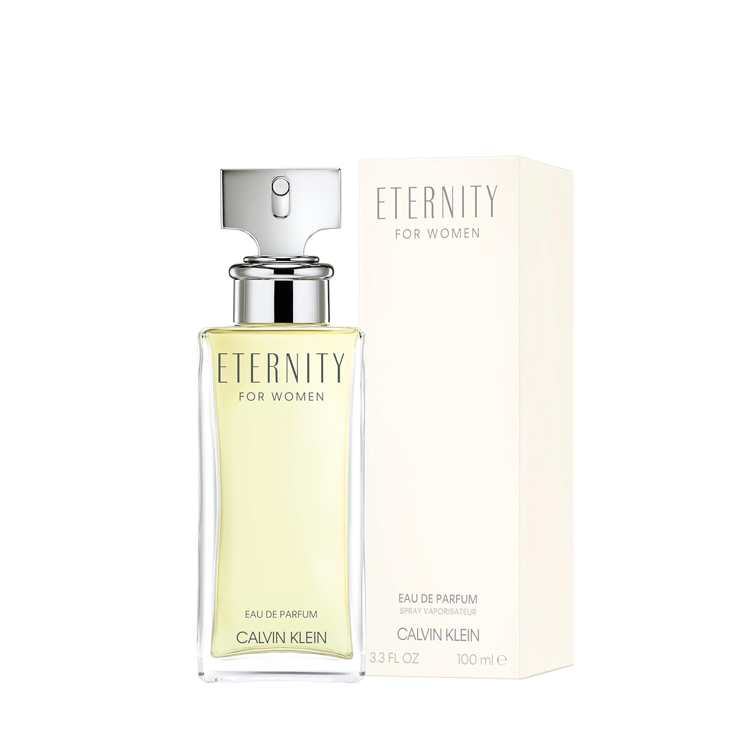 Calvin Klein Eternity Eau De Parfum – Floral Women'S Perfume – with Notes of Bergamot, White Lily, White Rose, Sandalwood & Amber – Long Lasting Fragrance