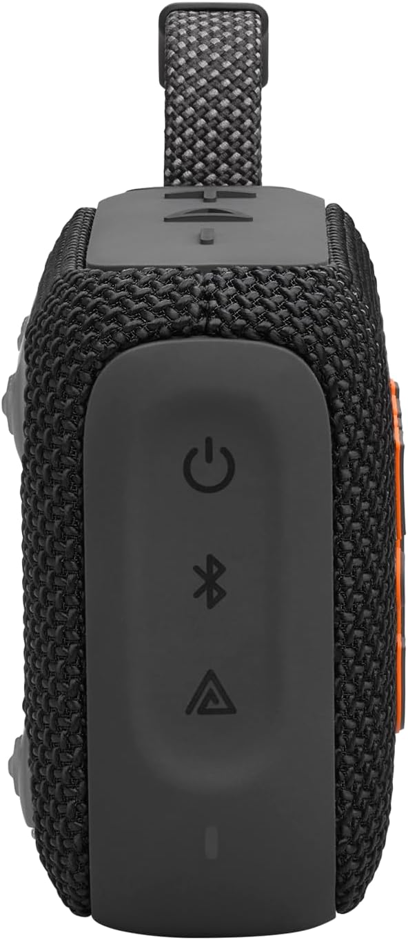 Go 4 - Ultra-Portable, Waterproof and Dustproof Bluetooth Speaker, Big Pro Sound with Punchy Bass, 7-Hour Built-In Battery, Made in Part with Recycled Materials (Black)