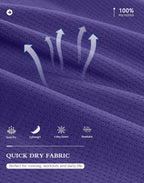 Men'S Running Shirts Long Sleeve Athletic Shirt Lightweight Quick Dry Quarter Zip Pullover for Men Workout Gym Golf