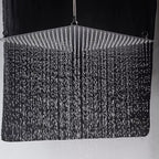 Matte Black 20Inch Rainfall Shower Head Ultrathin Rain Shower Bathroom Shower Faucet Accessory Stainless Steel Rain Shower Tap