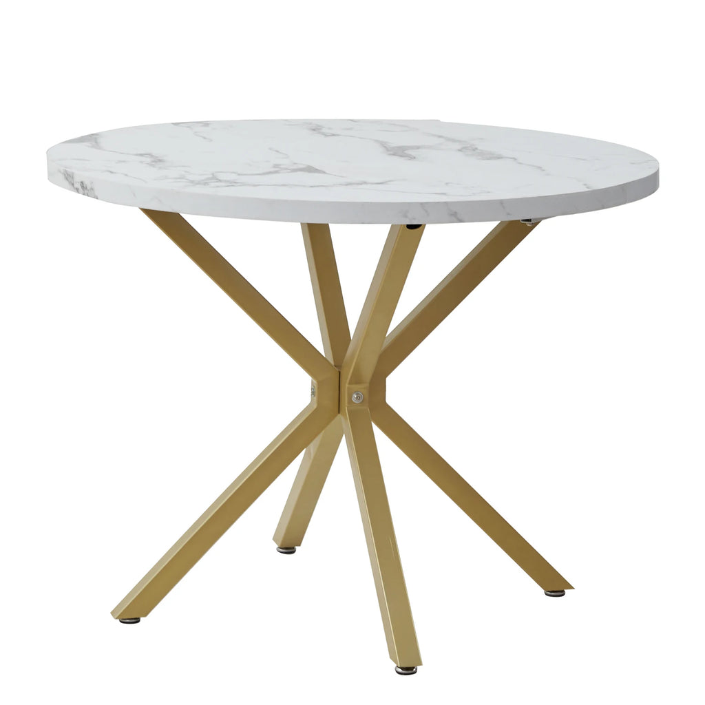 Nordic Dining Tables for Home Furniture Dining Tables Imitation Marble Effect Style Household Light Luxury Restaurant Table