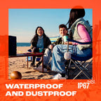 Clip 5 - Ultra-Portable, Waterproof & Dustproof Bluetooth Speaker, Big Pro Sound with Punchy Bass, Integrated Carabiner, up to 12 Hours of Play, Made in Part with Recycled Materials (Black)