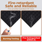 24 Pack-12 X 12 X 2 Inches Pyramid Designed Acoustic Foam Panels, Sound Proof Foam Panels Black, High Density and Fire Resistant Acoustic Panels, Sound Panels, Studio Foam for Wall and Ceiling