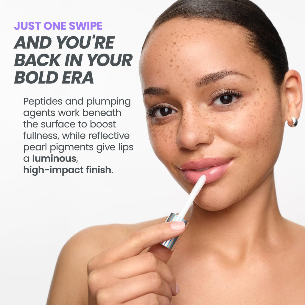 Lip Relapse Plumping Gloss – Lip Plumper Gloss for Fuller-Looking Lips with Hydrating, Non-Sticky, High-Shine Finish