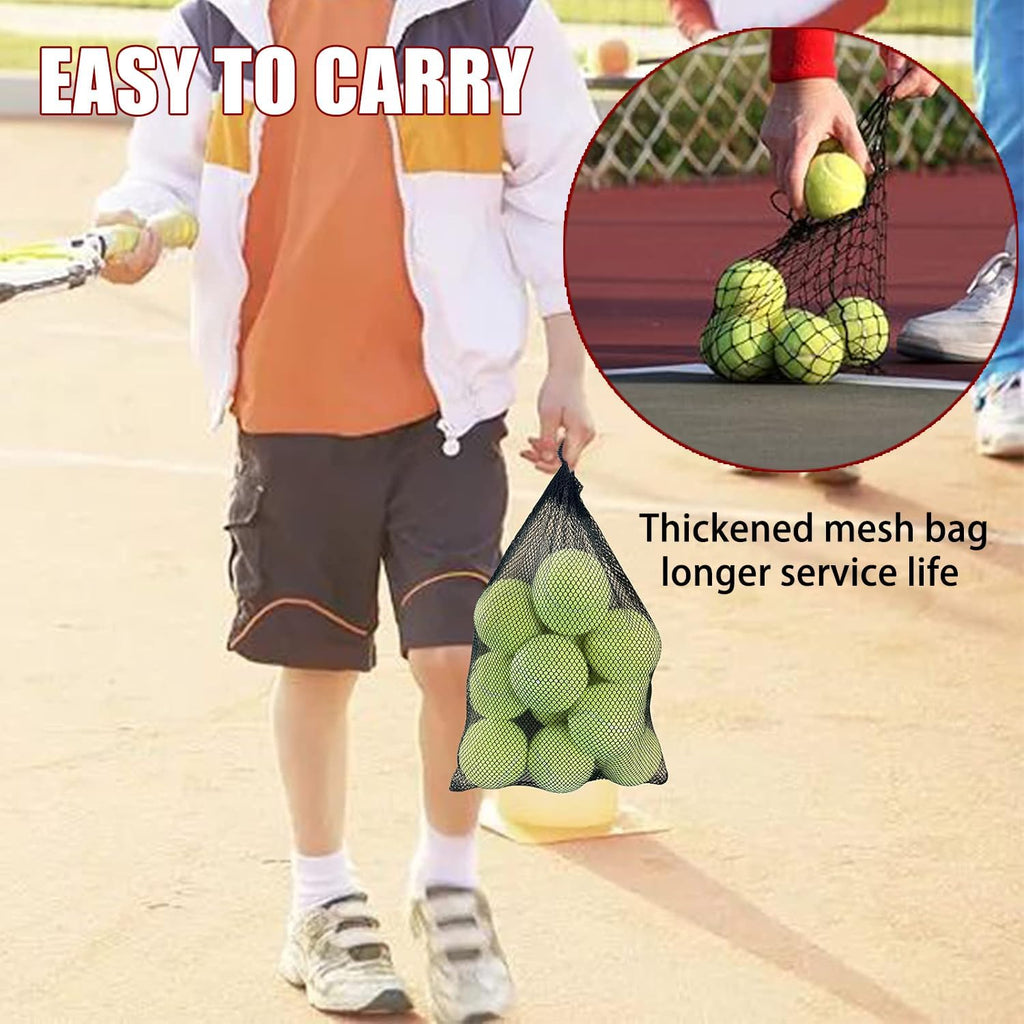 Tennis Balls, 12 Pack Advanced Training Tennis Balls Practice Balls, Come with Mesh Bag for Easy Transport, Good for Beginner Training Ball