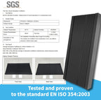 4-Pack Wedge Design Acoustic Foam Panels, 48" X 24" X 2" High-Density Soundproof Foam Wall Panels for Wall, Ceiling, Quick-Recovery Noise Dampening Panels for Office, Studio and Home