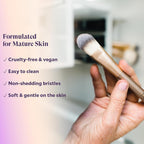 Concealer & Foundation Brush - Expert Tool for Cream & Liquid Makeup - Seamless, Even Application - Lightweight & Easy to Clean - Perfect for Use with  Luxury Concealer