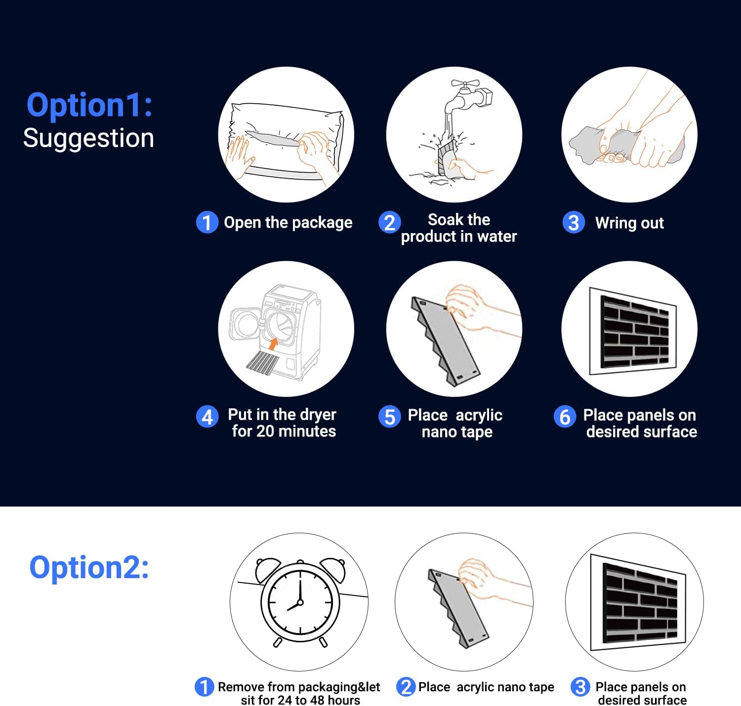 Sound Proof Foam Panels, Brick Shaped Soundproof Wall Panels, 12 Pack 12"X12"X1" Sound Absorbing & Dampening Foam Panels for Walls, Room, Studio, Podcast, Acoustic Treatment