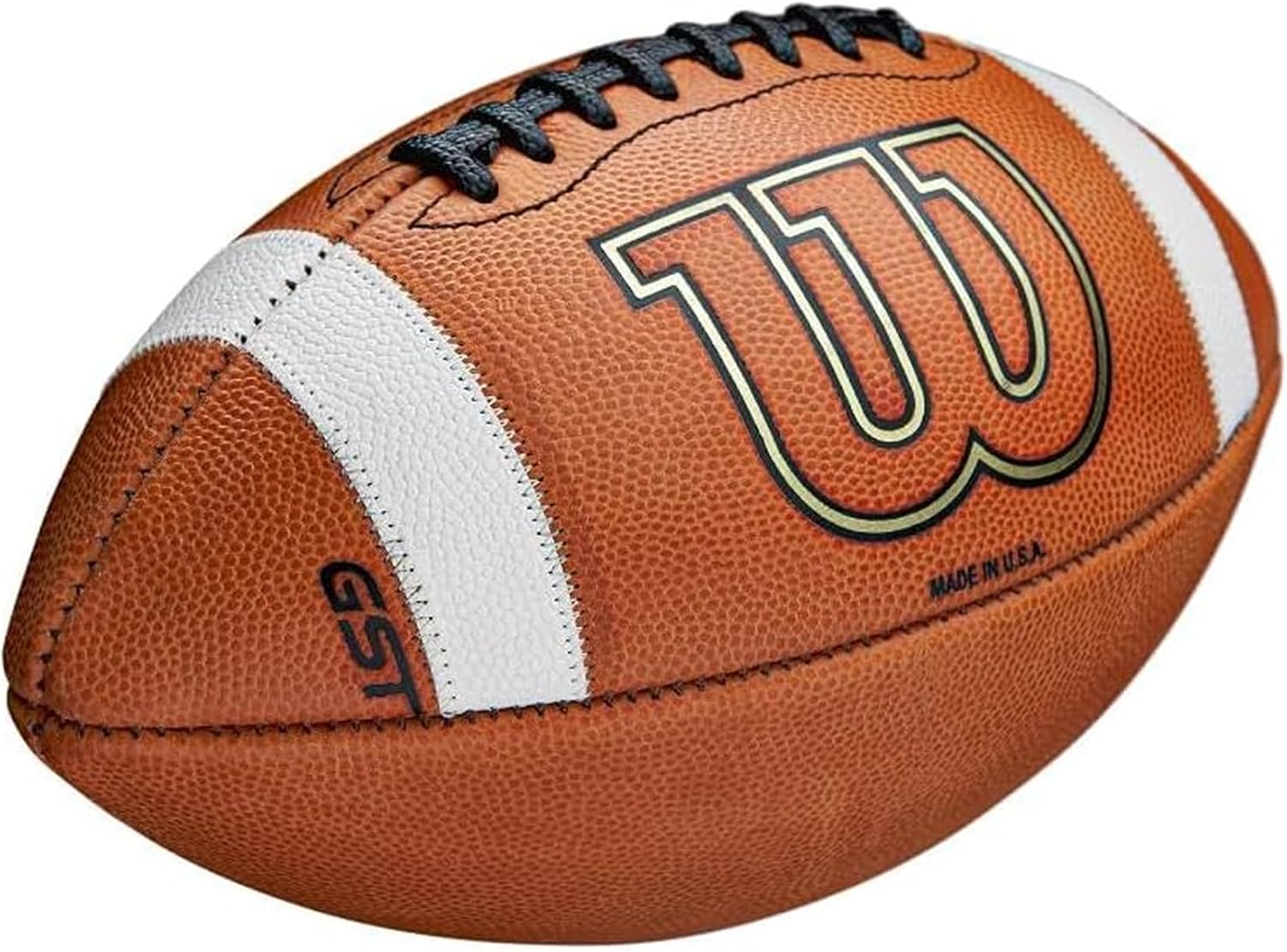 GST Leather Game Football - Official