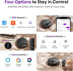 Robot Vacuum and Mop Combo, 5000Pa Robotic Vacuum with Lidar Navigation, 180Mins Runtime, Tangle-Free Robot Mop, 5 Editable Maps, App/Remote/Voice Control, Ideal for Hard Floors and Carpets