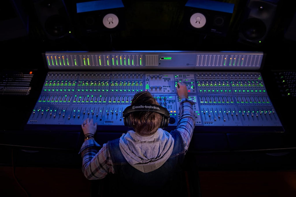 Ath-M50X Professional Studio Monitor Headphones, Black