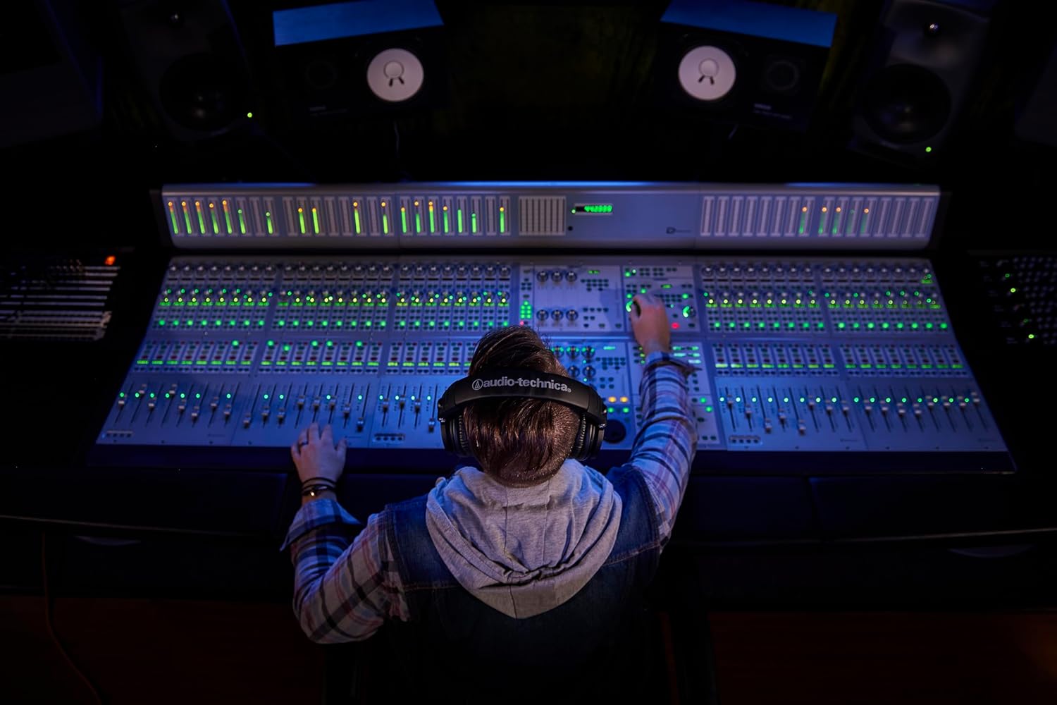 Ath-M50X Professional Studio Monitor Headphones, Black