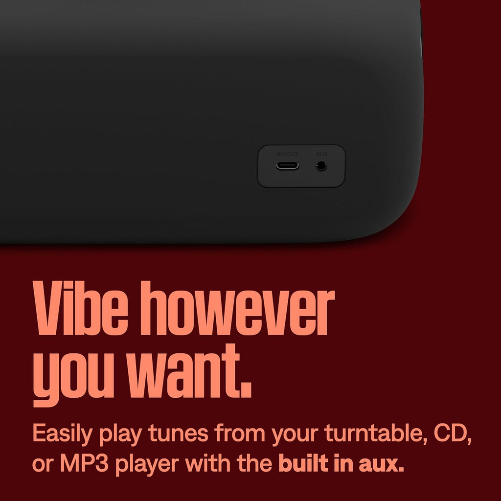 Soundlink Max Portable Speaker, Large IP67 Waterproof Bluetooth Speaker, up to 20 Hours of Playtime, USB-C, Built-In 3.5Mm AUX Input, Black