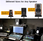 2 Pack Studio Monitor Isolation Pads for Speakers 3-5 Inches Sound Insulation Studio Foam Prevents Vibrations Acoustic Speaker Isolation Pad High Density Fits Most Stands