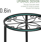 5-Pack Metal Plant Stands for Outdoor Indoor, Anti-Rust Iron Flower Pot Stand, Heavy Duty Plant Pot Shelf for Multiple Plant, Decoration Racks for Home, Patio & Garden