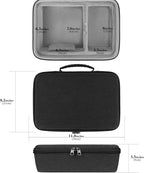 Audio Interface Carrying Case, Hard Shell Travel Bag Compatible with Universal Audio Apollo Twin X Duo/Apollo Twin X Quad/Apollo Twin X DUO Gen 2/Apollo Twin X QUAD Gen 2 (Dark Gray)