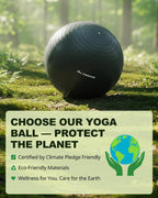 Extra Thick Yoga Ball Exercise Ball, 5 Sizes Gym Ball, Heavy Duty Ball Chair for Balance, Stability, Pregnancy, Quick Pump Included