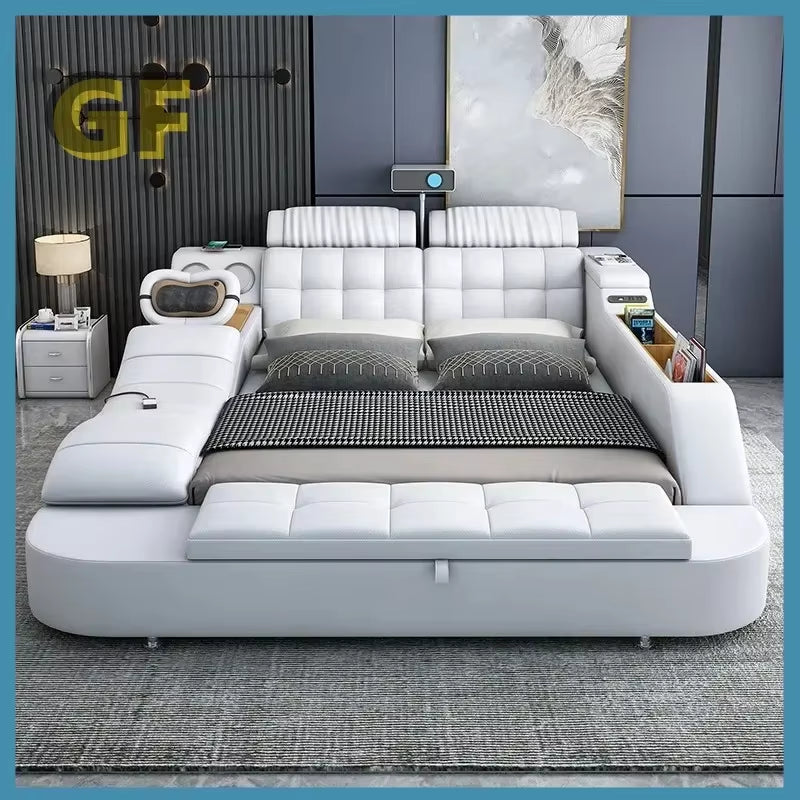 Modern Design Bedroom Furniture Bedroom Sets Bed Frame Multi-Functional Electric Massage Bed