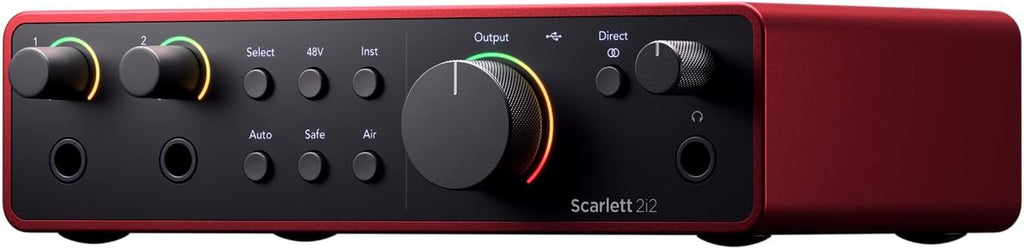 Scarlett 2I2 4Th Gen USB Audio Interface Bundle with New Designed Eris 3.5 Studio Monitors with Exclusive Creative Music Production Software Kit & Sound Isolation Recording Shield