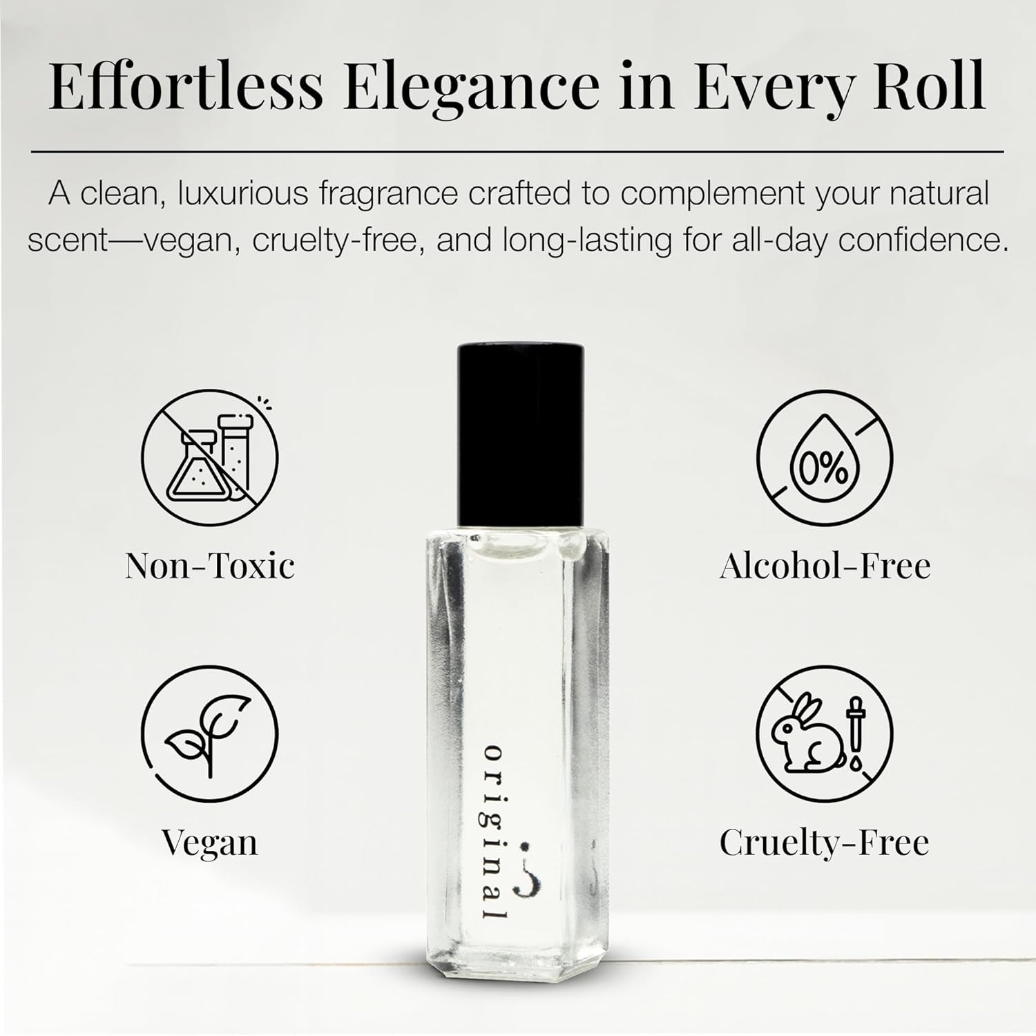 Original Roll on Pheromone Perfume Made in USA - Premium Rollerball Subtle Fragrance for Women - Long-Lasting Cruelty-Free Alcohol-Free Gentle on Skin - Ideal for Daily Use and Travel