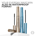 Makeup Telescopic Original Lengthening, Lash Separating Mascara with Dual Precision Brush, Washable, Black Brown, 0.27 Fl Oz., 1 Count